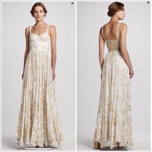 Alice + Olivia Jarra Bustier Gown